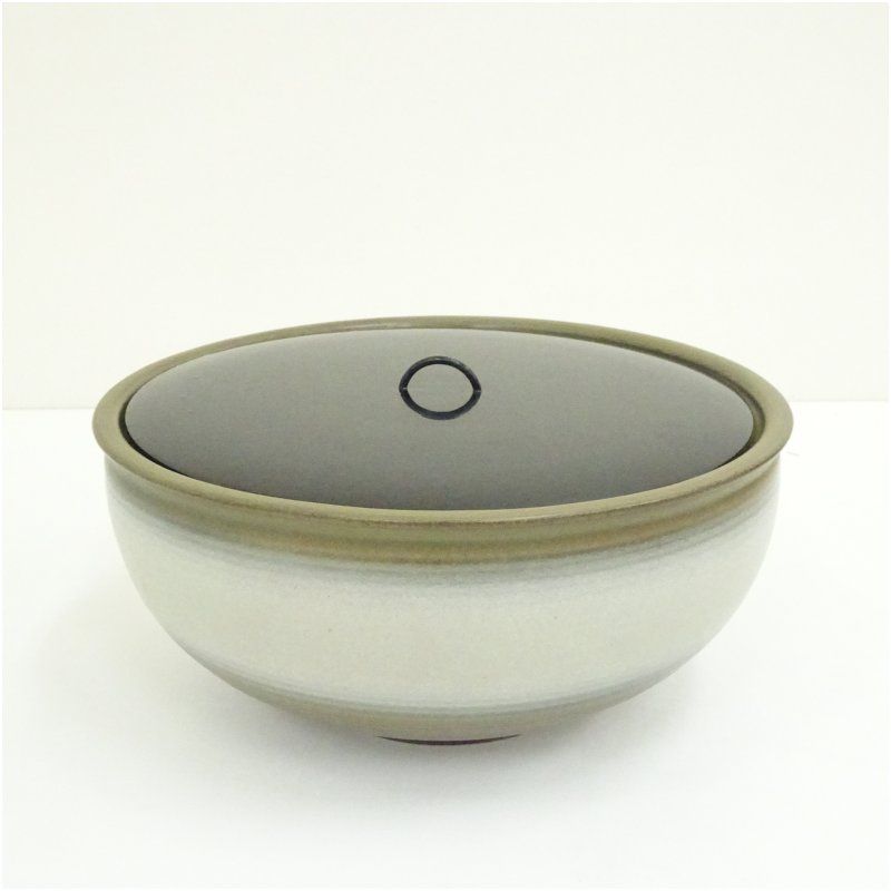 丹波焼 市野元和造 土部釉彩平水指 共箱 水指し 茶道 茶道具 おしゃれ 水差し 抹茶 インテリア 茶器 水器 お茶 骨董 茶会 夏