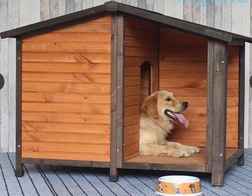 送料無料 ペットハウス ペット犬小屋 ペットヴィラ 屋外の犬小屋 屋内猫犬小屋 外の全天候型 大中小ペットルーム オールシーズン利用 木製ペットハウス ドア付きペッ