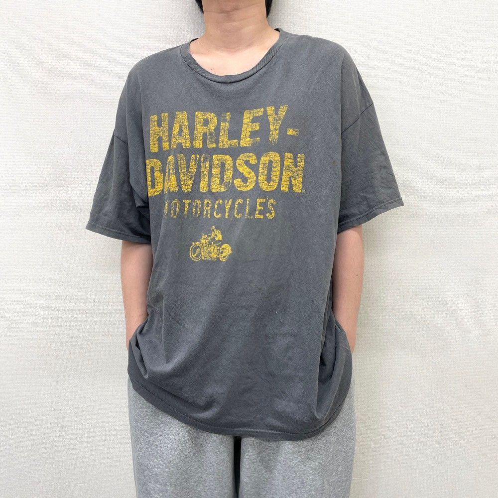 US古着 ハーレーダビッドソン 半袖 Tシャツ ロゴ 両面プリント メンズ  