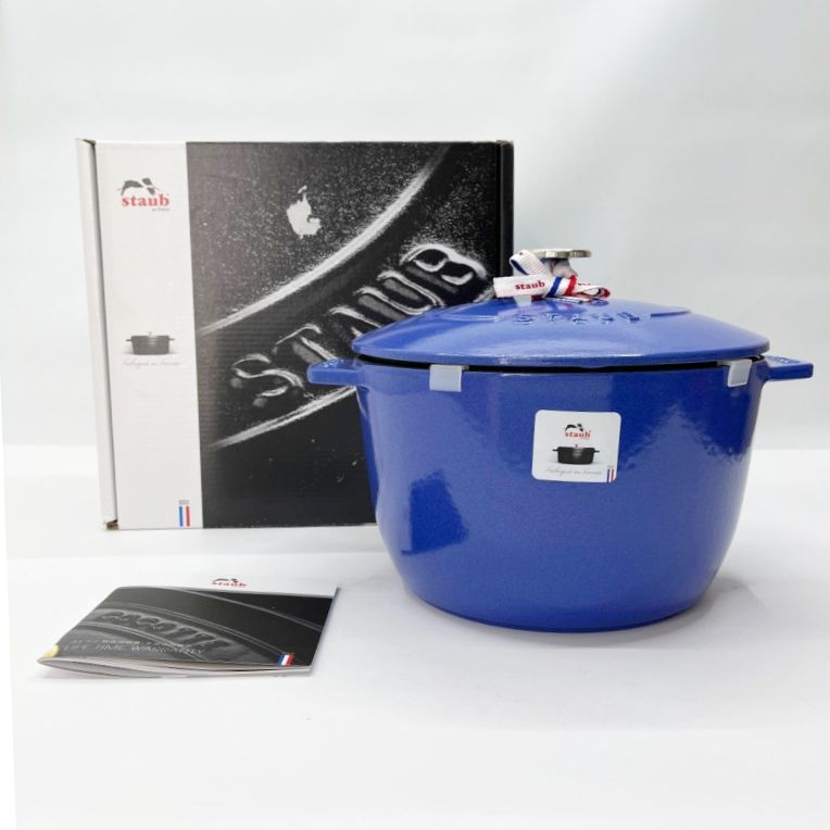 ストウブ　ラ・ココット de GOHAN 20cm ブルーベリー　鋳物　ホーロー ストウブ ラ・ココット DE GOHAN 20cm ブルーベリー ストウブ ラ