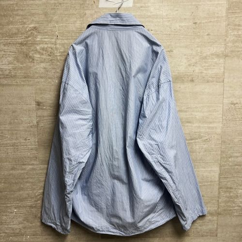 YOKE ヨーク YK19SS0024SH 19SS WIDE SHIRT BLOUSON シャツ ストライプ