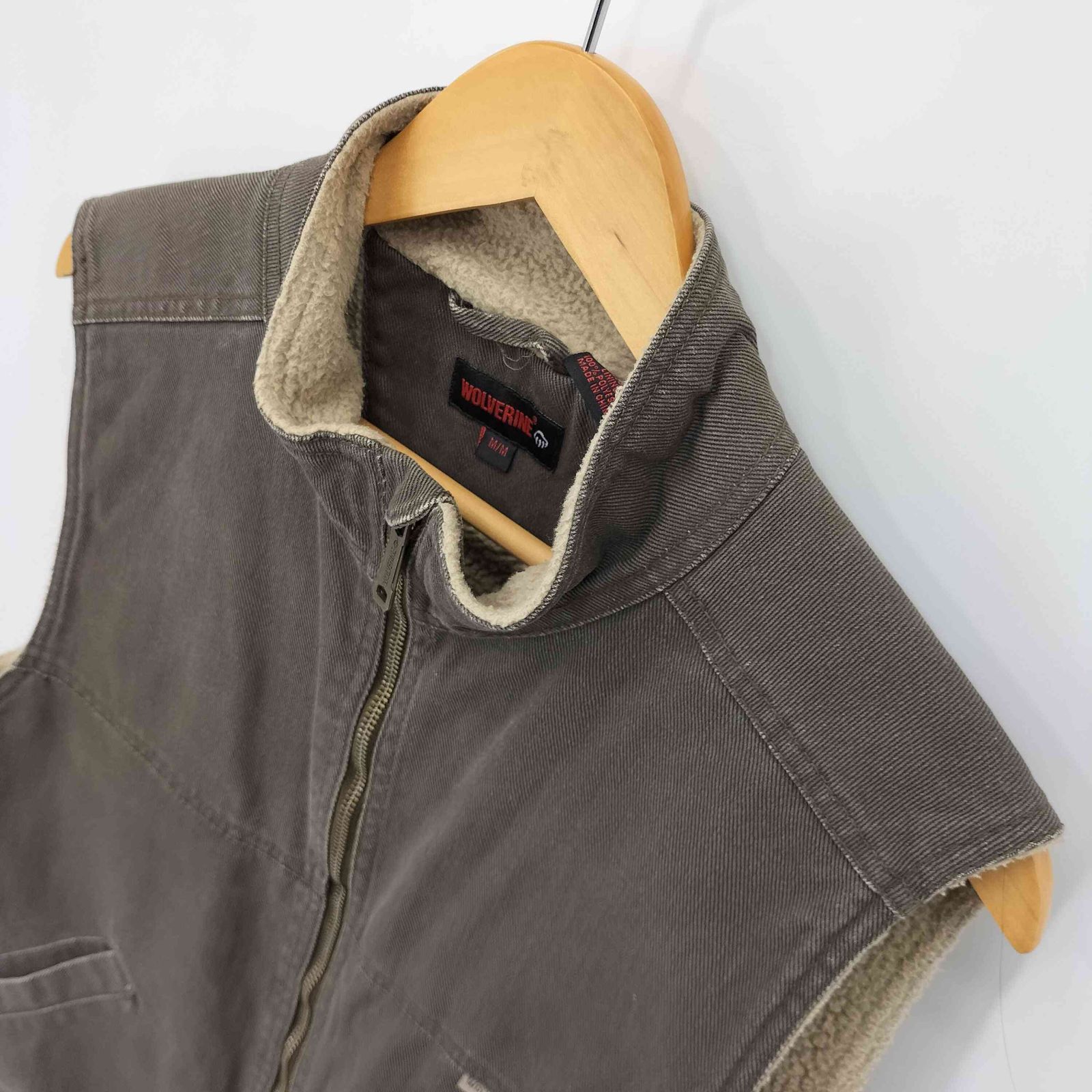 ウルヴァリン WOLVERINE 裏地ボア ダックベスト メンズ import：M