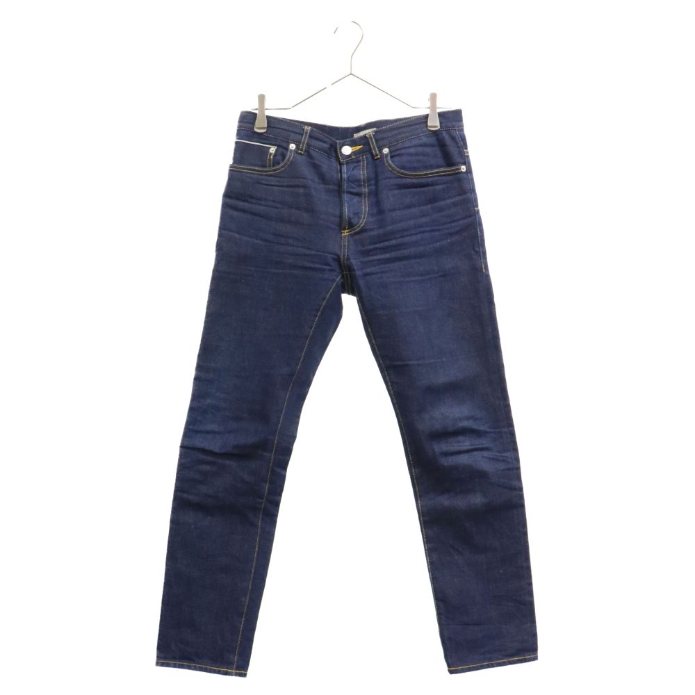 DIOR (ディオール) 21AW Atelier Slim Fit Regular Jeans 213DS15AY505 ロゴ刺繍 アトリエスリムフィットレギュラージーンズ デニムパンツ インディゴ - メルカリ