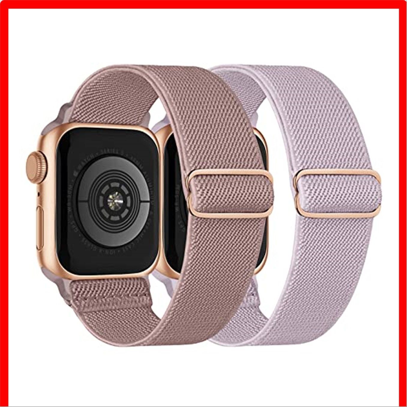 Apple Watch アップルウォッチ バンド ナイロン ベルト 長さ調整簡単
