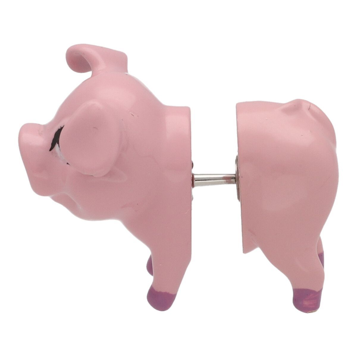 バレンシアガ ピアス【両耳】 バレンシアガ ロゴプレート ピアス(両耳