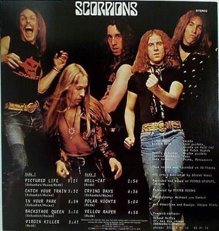 狂熱の蠍団 ヴァージン キラー Scorpions