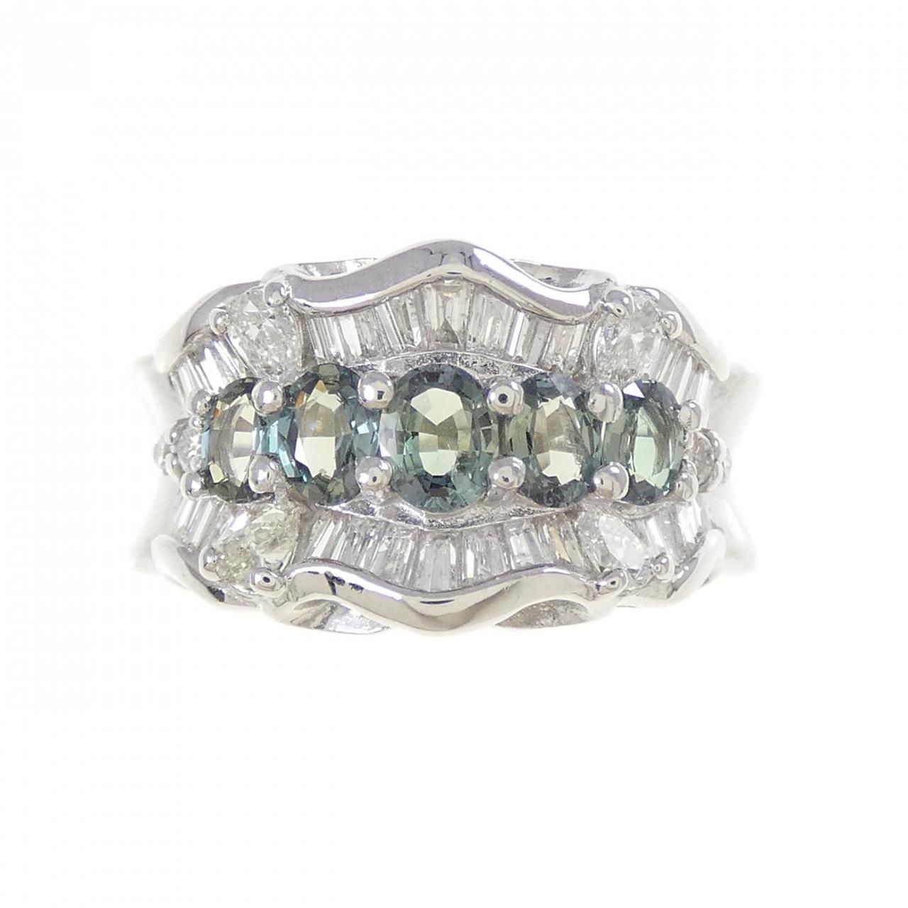 PT900 アレキサンドライト リング 0.67CT