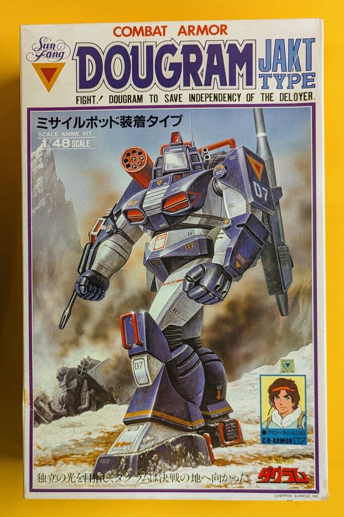 タカラ ダグラム/1/48スケールアニメキット ミサイルポッド装着