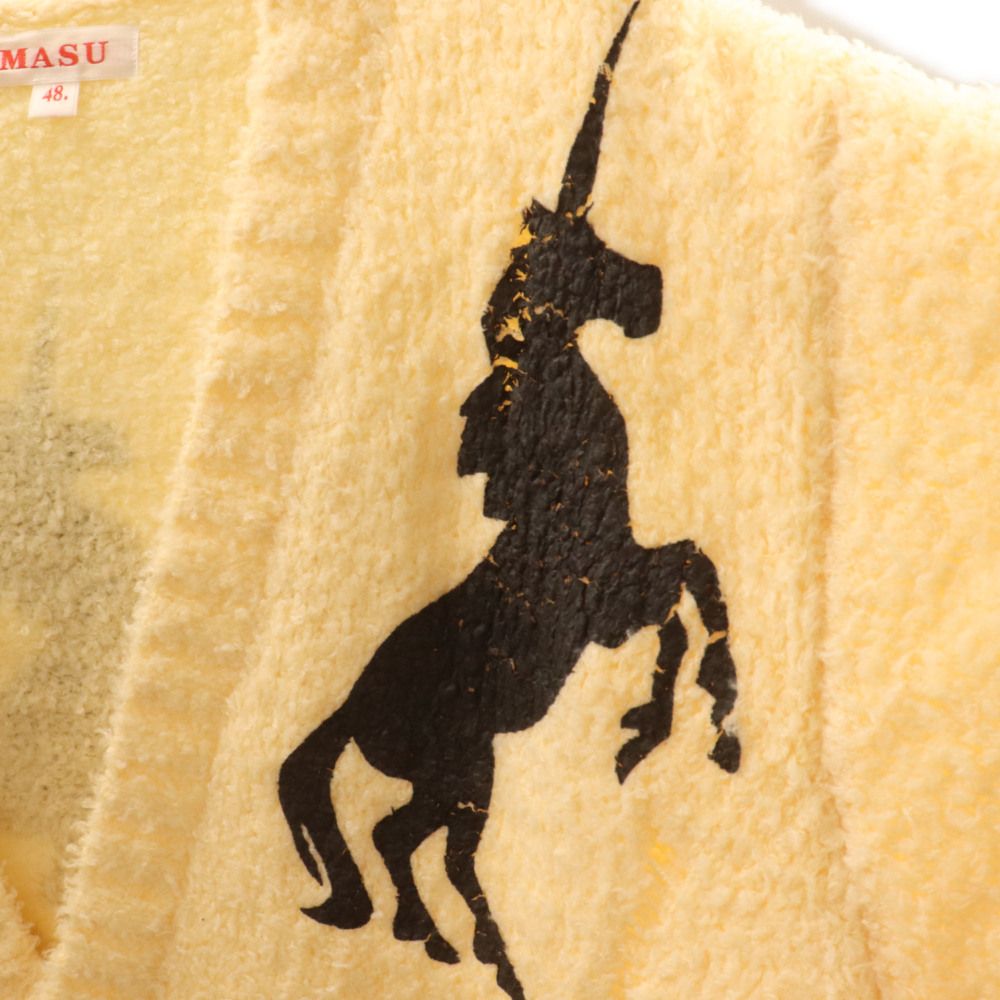 MASU (エムエーエスユー) 23AW UNICORN GRUNGE CARDIGAN ユニコーン 