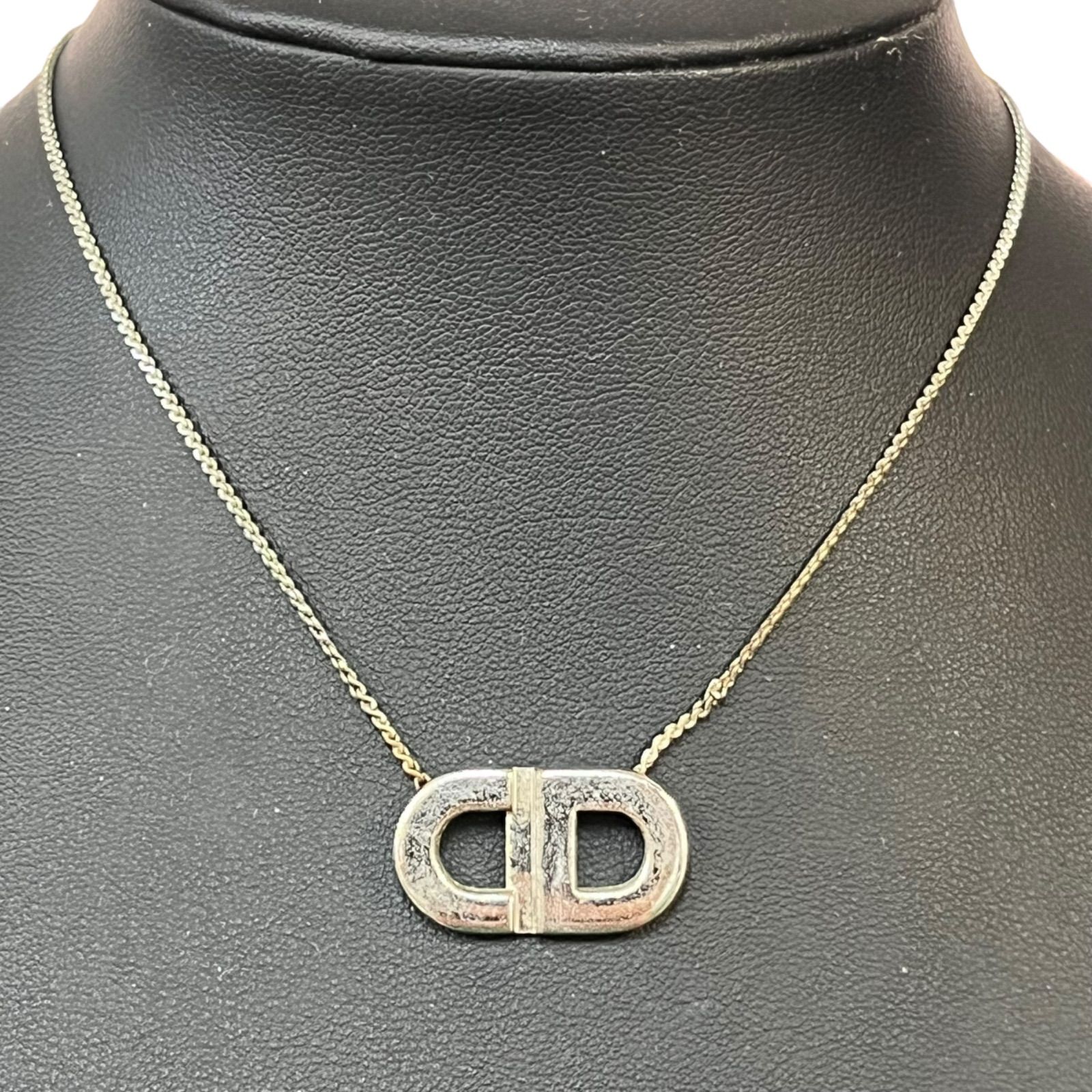 Christian Dior シルバー ネックレス CDロゴ ヴィンテージ 7419853938c88ef8019497c0db8bf4