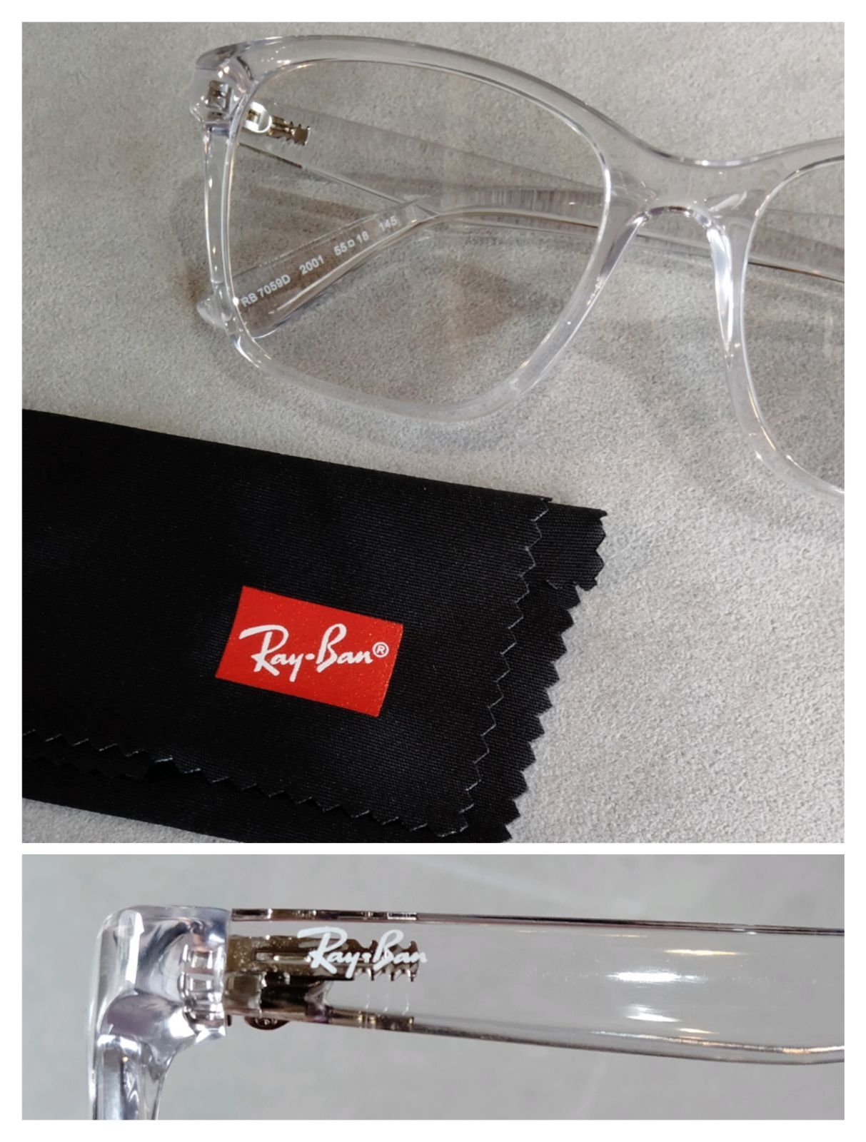 Ray・Ban』 Transparent CUSTOM ‐ GRAY アジアンフィット（レイバン