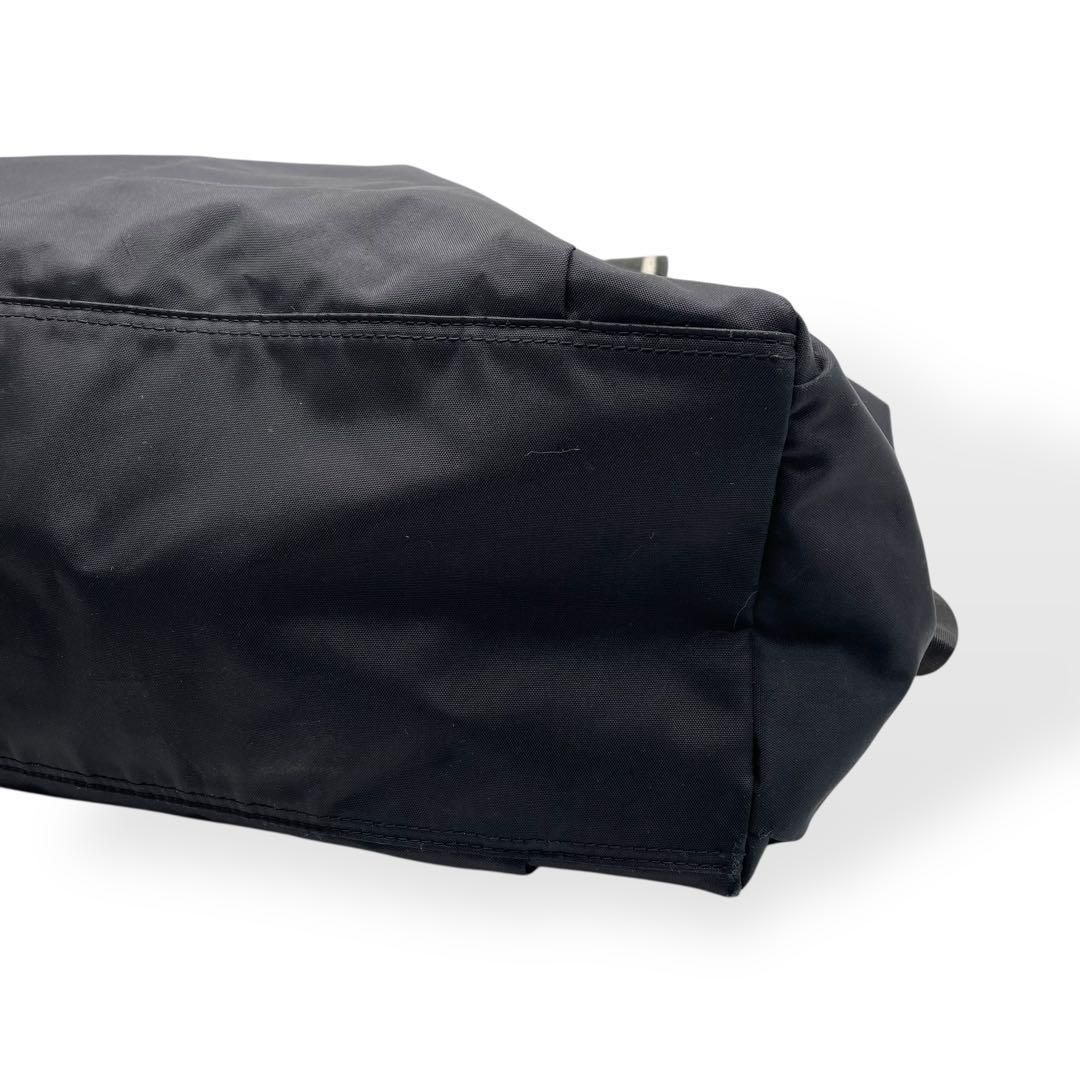 美品 agnes b. アニエスべー 2way ボストンバッグ ナイロン 黒