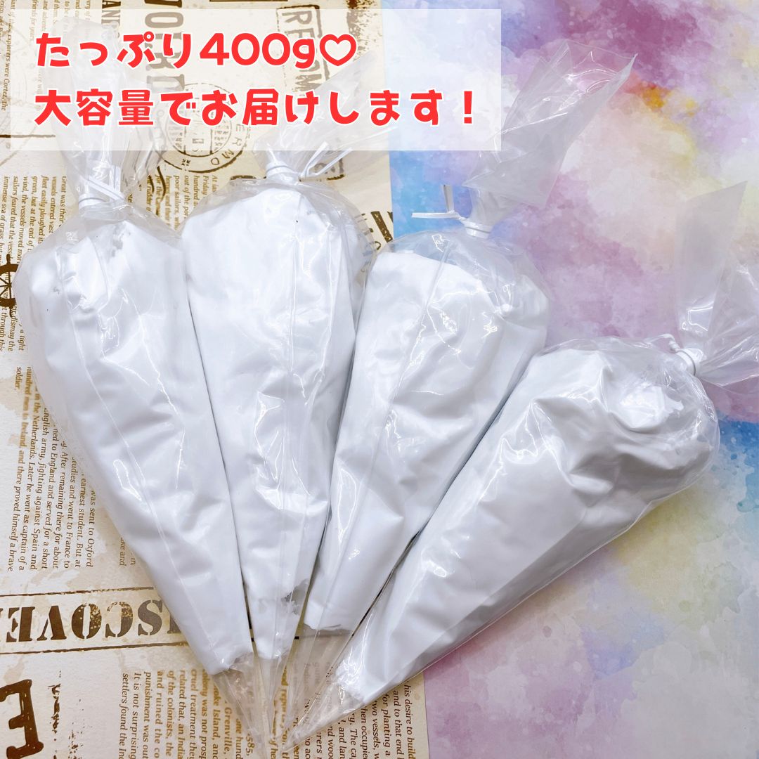 ホイップクリームデコ クリアラメ入り まとめ売り ホワイト 大容量 クリアラメ入り ホイップクリームデコ 6色セット クリア 透明 大