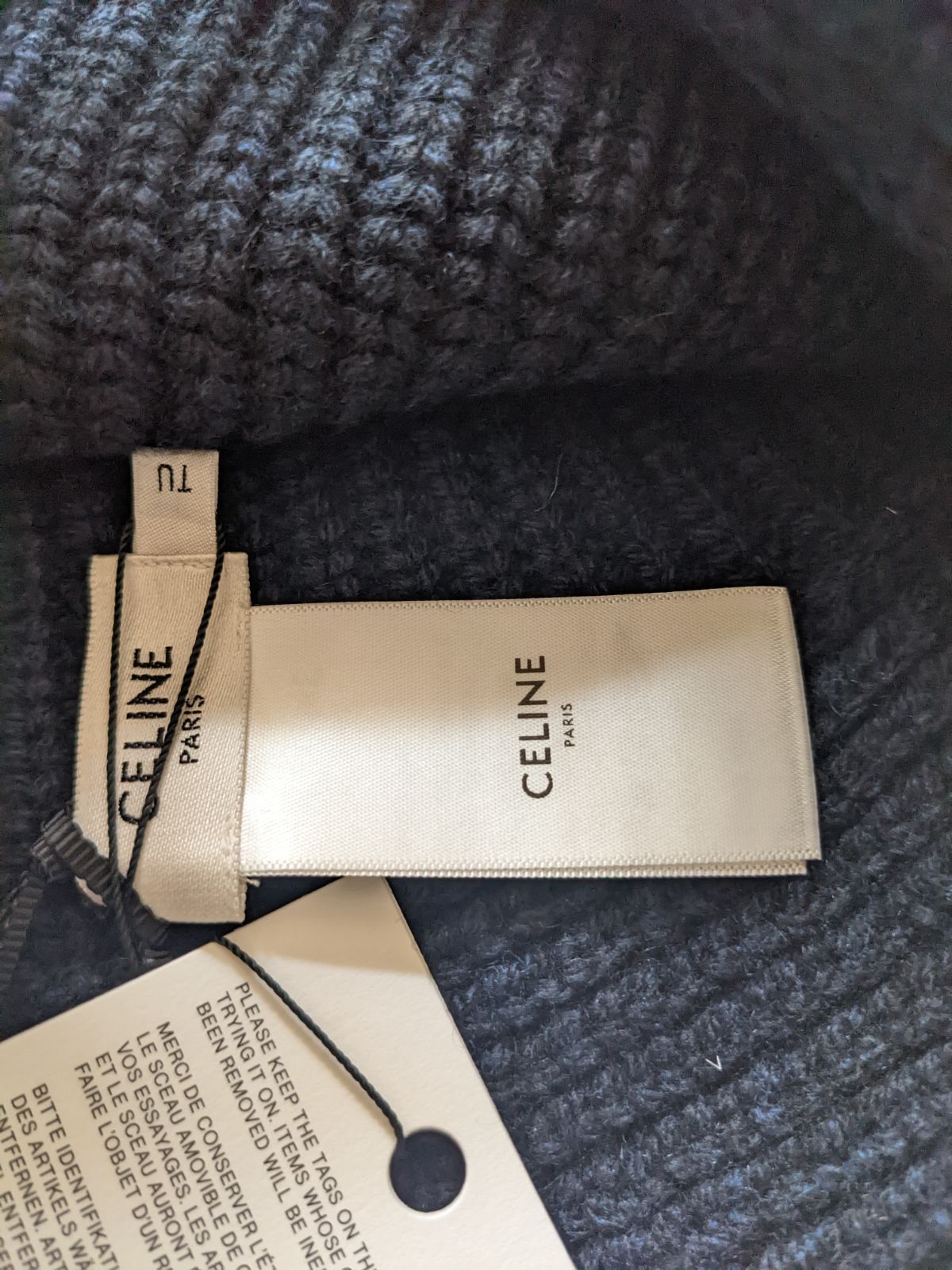 CELINE セリーヌ クロシェ バケットハット ニット帽 - メルカリ
