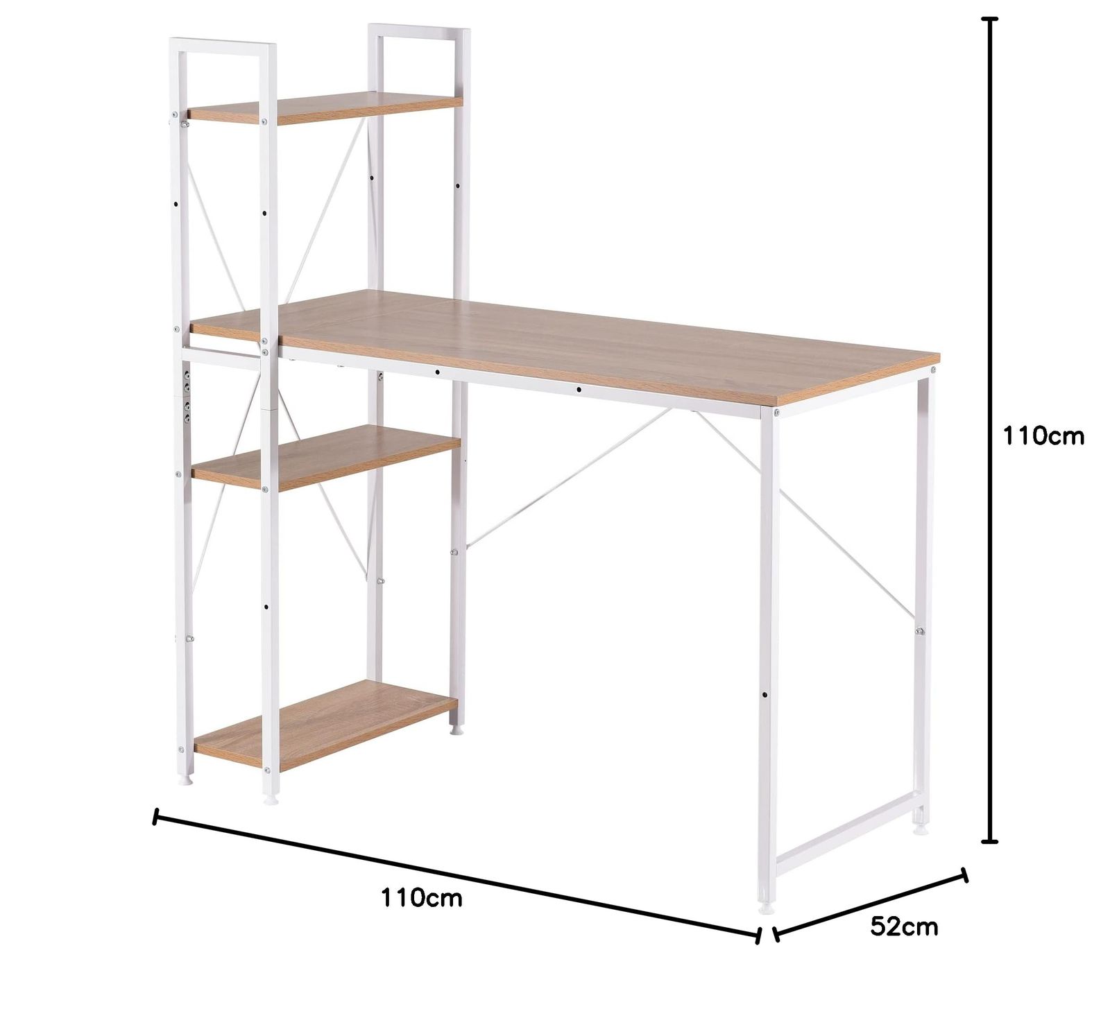 オーエスジェイ OSJ パソコンデスク ロータイプ 一体分離両用 3段シェルフ付 ローデスク パソコンデスク 木製 収納付 座デスク ミシン台 シェルフ付きデスク デスク付きシェルフ 書斎机 書斎デスク 学習机 勉強机 ナチュラル MARWIL-DEMENAGEMENTS_CH