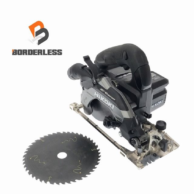 ☆中古美品☆HiKOKI ハイコーキ 165mm コードレス丸ノコ C3606DB 黒 