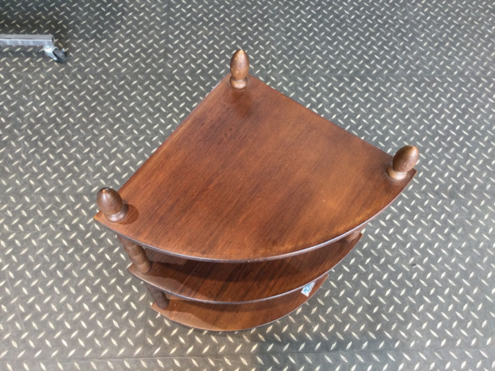 値下げ 昭和レトロ najicoナジコ 木製コーナーラック 飾り棚