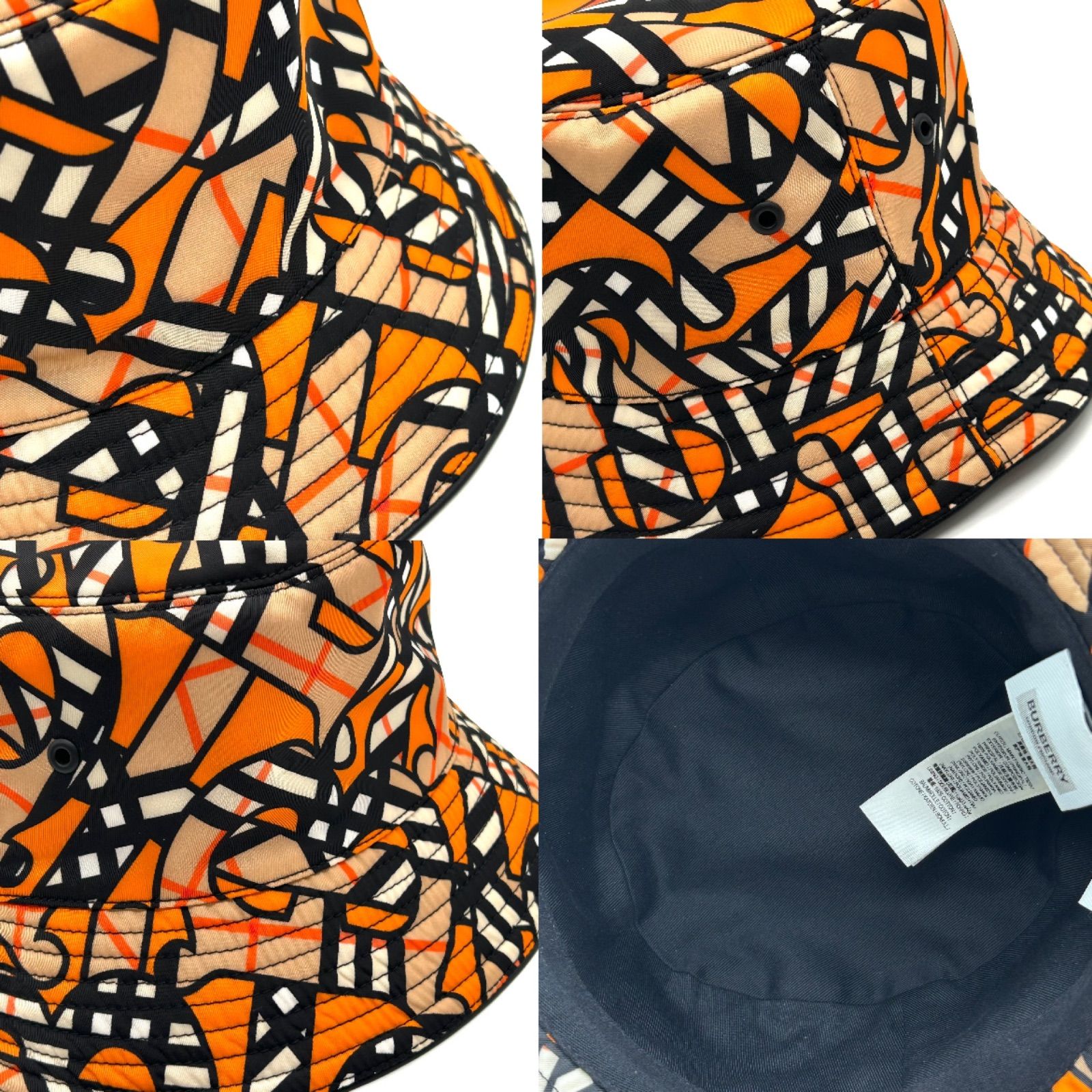 BURBERRY モノグラム バケットハット L BURBERRY モノグラム バケット