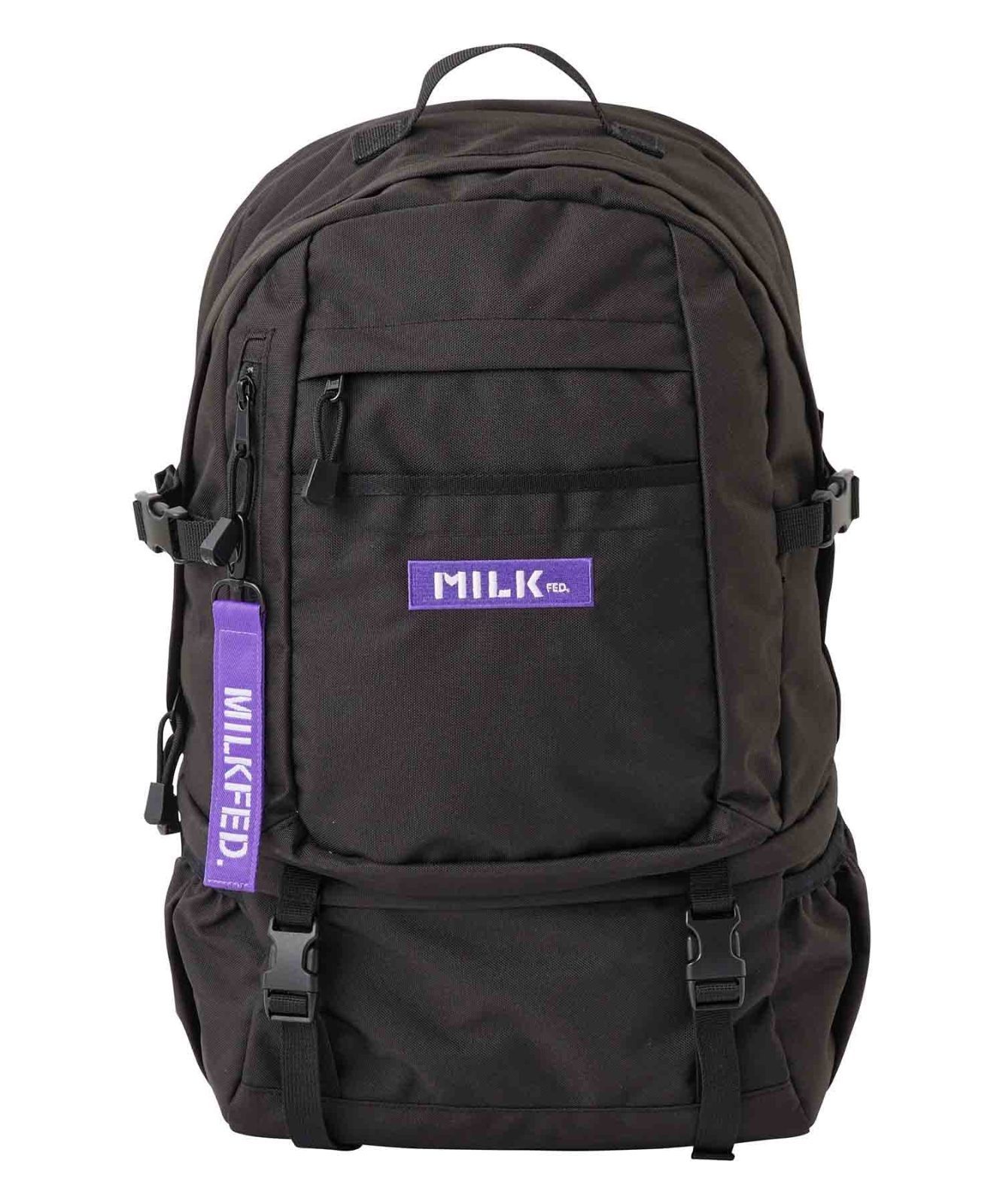 ミルクフェド] バックパック NEO BIG BACKPACK BAR LIMITED PURPLE 