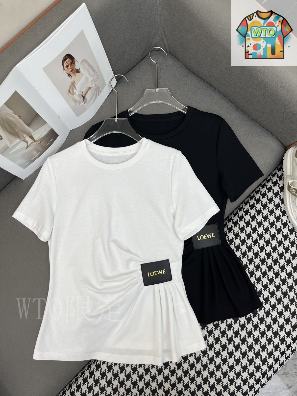 【LOEWE】25SS トラペーズ コットンTシャツ/関税送料込み 今日特価】LOEWE ロエベ 25SS 刺繍ロゴ T シャツ - メルカリ