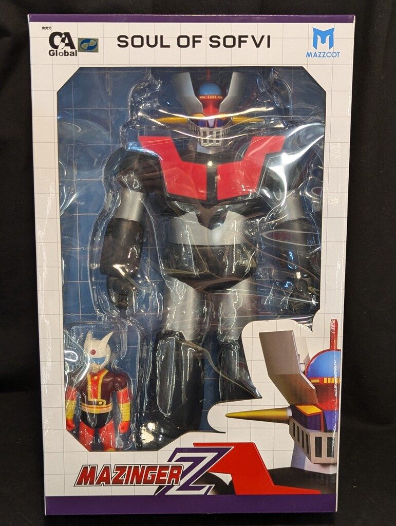 ☆新品未使用☆マジンガーZソフビSOS-001 全高33cmMAZZCOT ☆新品未使用☆マジンガーZソフビSOS-001 全高33cmMAZZCOT