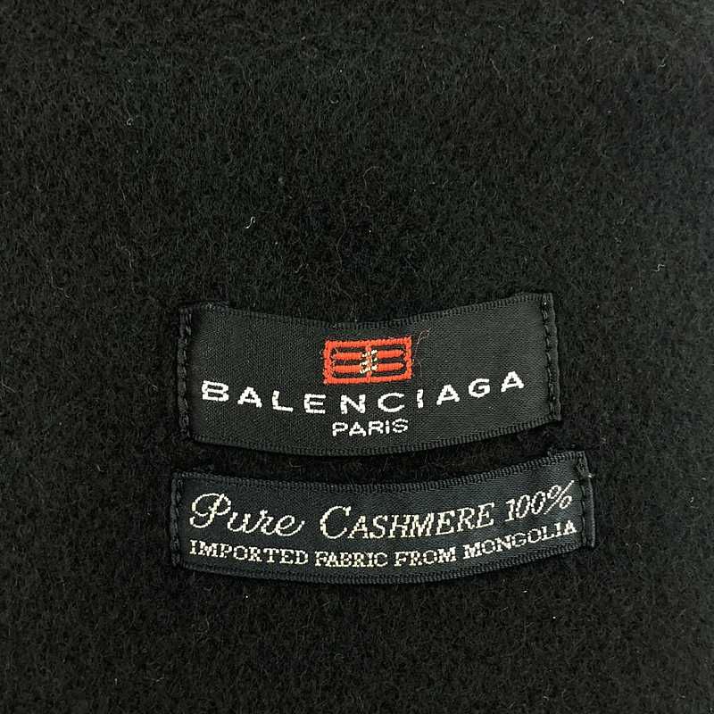 BALENCIAGA / バレンシアガ | カシミヤ マフラー ストール | ブラック