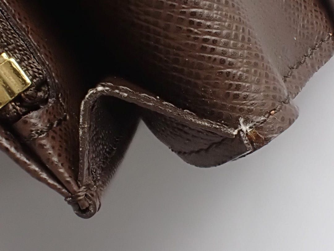 LOUIS VUITTON ルイ ヴィトン ダミエ エベヌ ポルトフォイユ・ブラザ