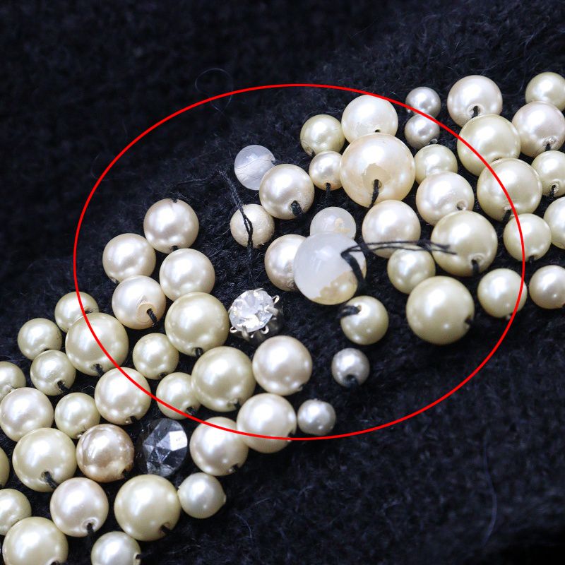 ルールロジェット leur logette フラワーモチーフ パールビジュー