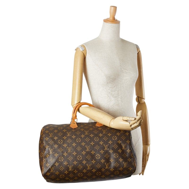 ルイ ヴィトン モノグラム スピーディ40 ハンドバッグ ボストンバッグ トラベルバッグ M41522 ブラウン PVC レザー レディース LOUIS VUITTON 1-0211901 DECORATOM_COM_BR