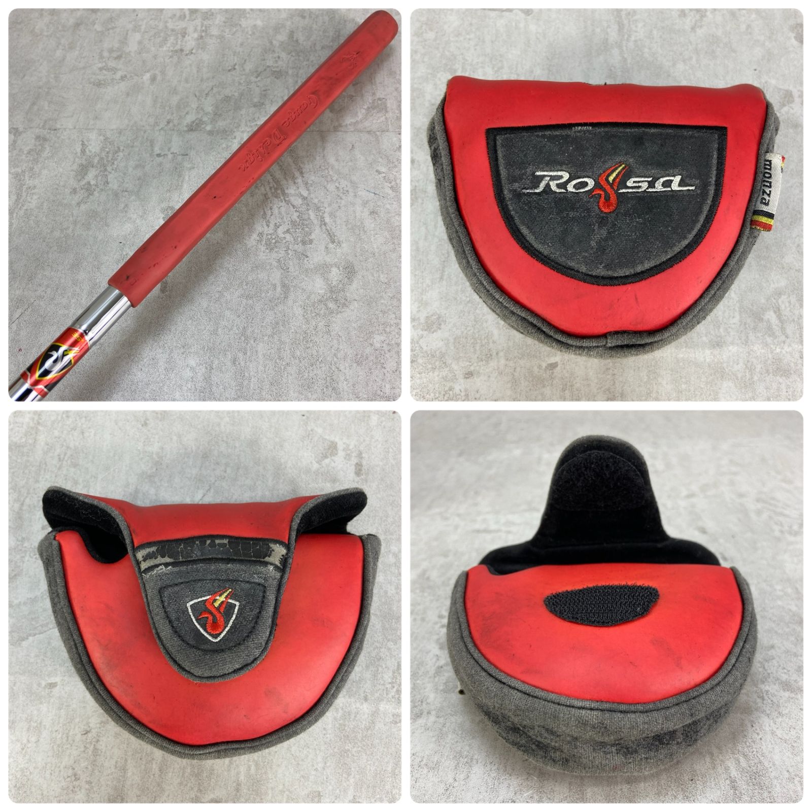 TaylorMade　テーラーメイド　Rossa　monza ロッサ　モンザ　メンズゴルフパター　スチール　右利き用　ヘッドカバー　マレット型