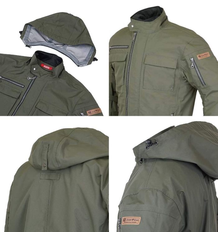 RR7247MN-BLB3 ラフ&ロード 秋冬モデル デュアルテックスストームパーカーFP ミッドナイトブルー BLサイズ JP店 RR7247 デュアルテックスストームパーカーFP | ラフ＆ロード