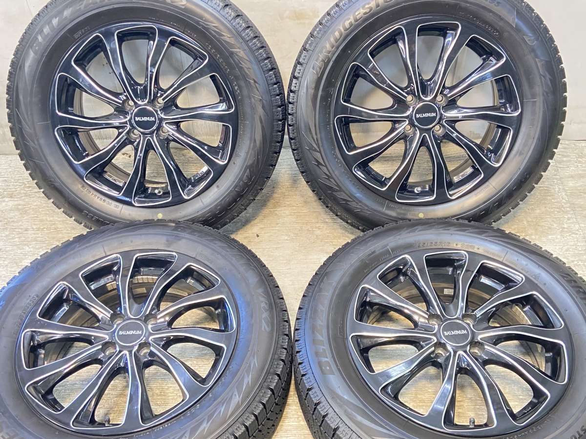195|65R16 ブリヂストン ブリザック VRX2 BALMINUM 16x6.0 45 100-4穴 タイヤ スタッドレスタイヤ ホイールセット 4本セット w16250929600