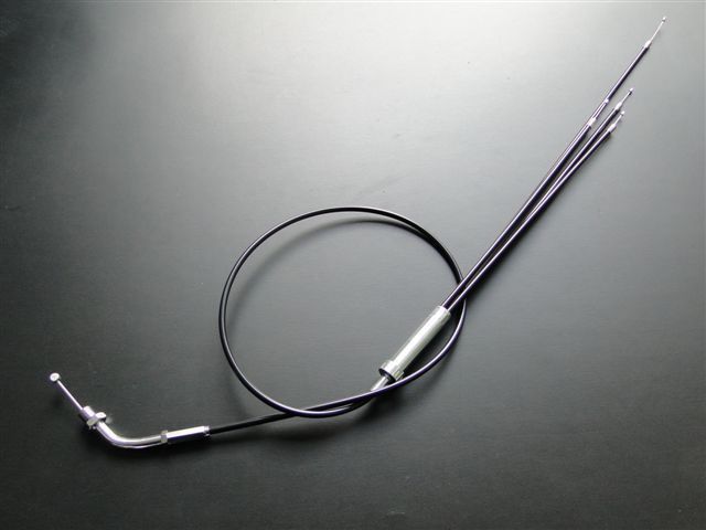 GT380ド初期 イージーアクセルワイヤー<引き1本> 5cmロング 黒色 gt-2
