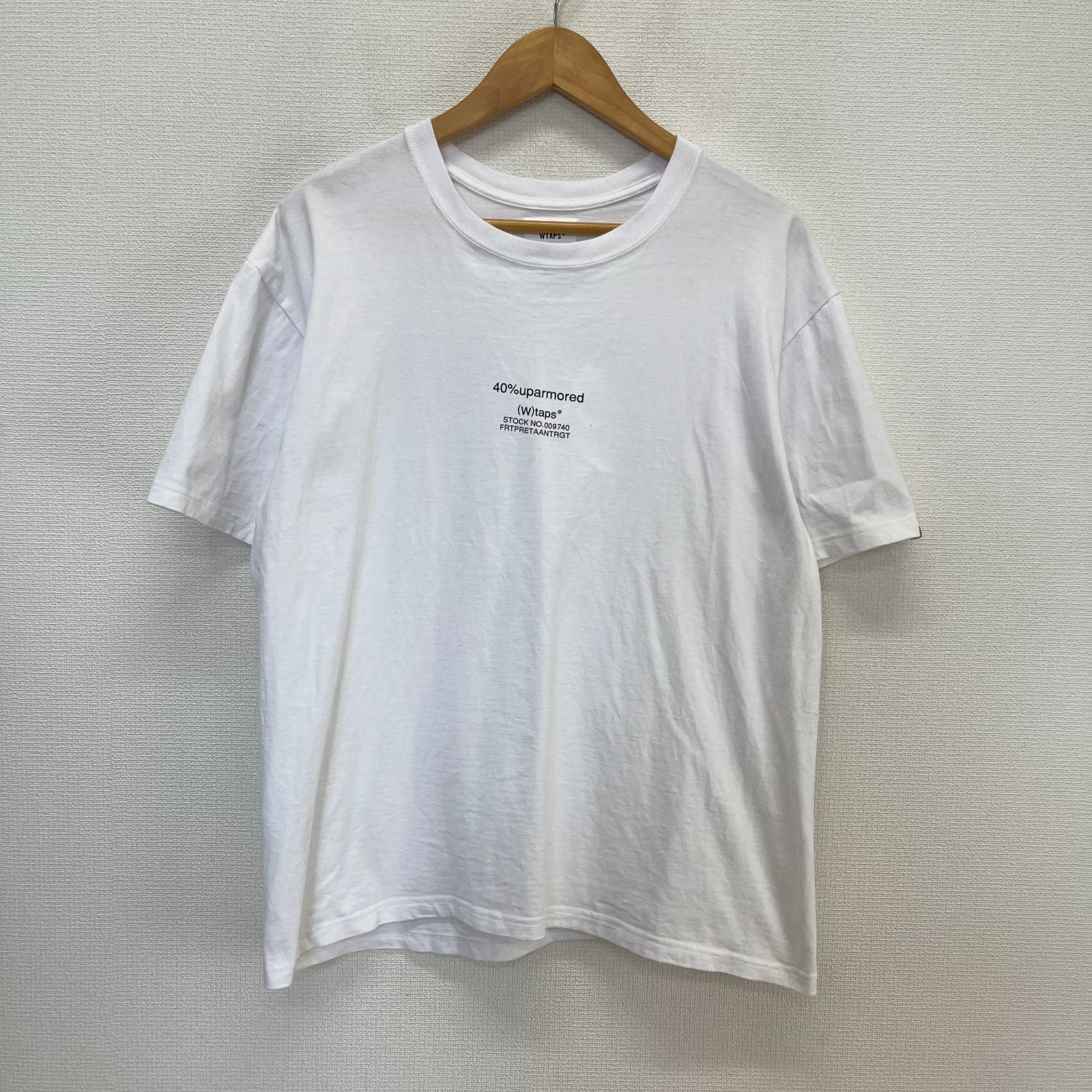 WTAPS ダブルタップス 19SS 40PCTUPARMORED S/S TEE ロゴ