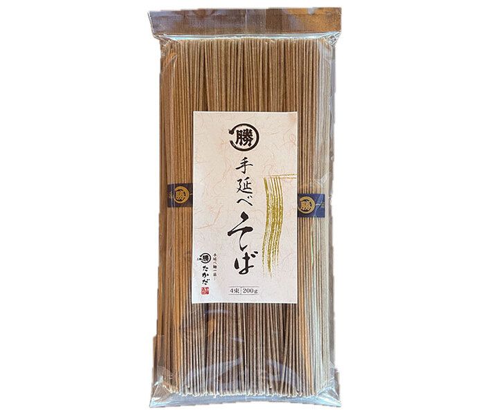 マル勝高田 手延べそば 200g×20個入× 2ケース ｜ ソバ 手延べ 蕎麦 乾麺 和食