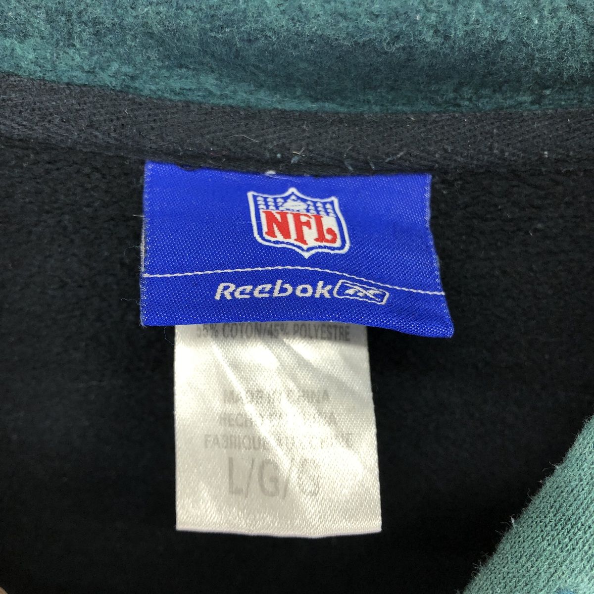 古着 リーボック Reebok NFL PHILADELPHIA EAGLES フィラデルフィアイーグルス ツートン コットンプルオーバーパーカー/eaa411922  - メルカリ