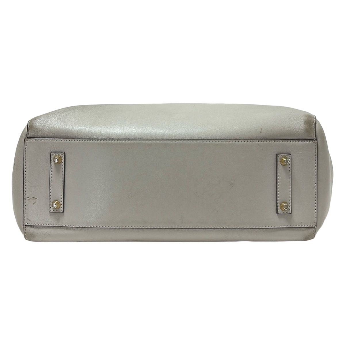 ☆美品☆ANYA HINDMARCH☆ スマイリーウィンク。ライトグレー。 ☆美品☆ANYA HINDMARCH☆ スマイリーウィンク。ライトグレー