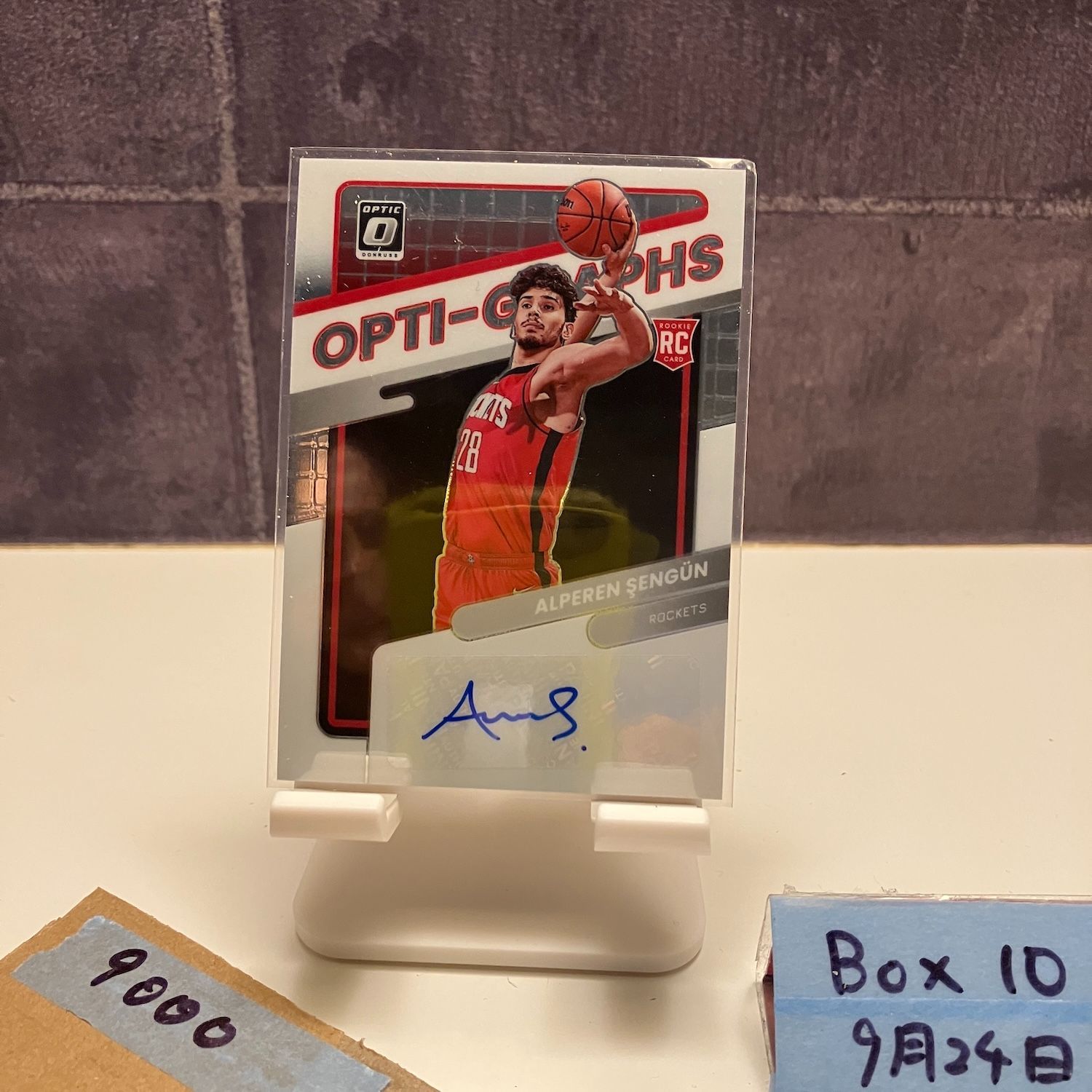 2021-22 Panini Donruss Optic Alperen Sengun 88 99 サイン Houston Rockets RC ルーキー Rookie カード