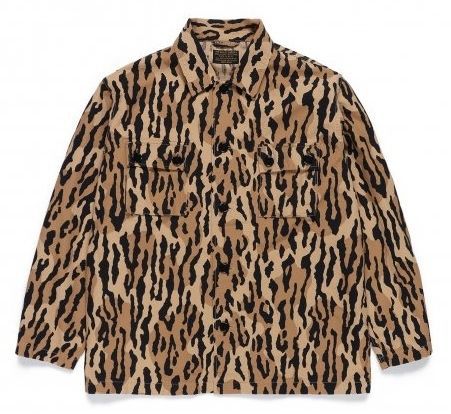 WACKO MARIA｜ワコマリア LEOPARD ARMY SHIRT レオパード アーミーシャツ - メルカリ