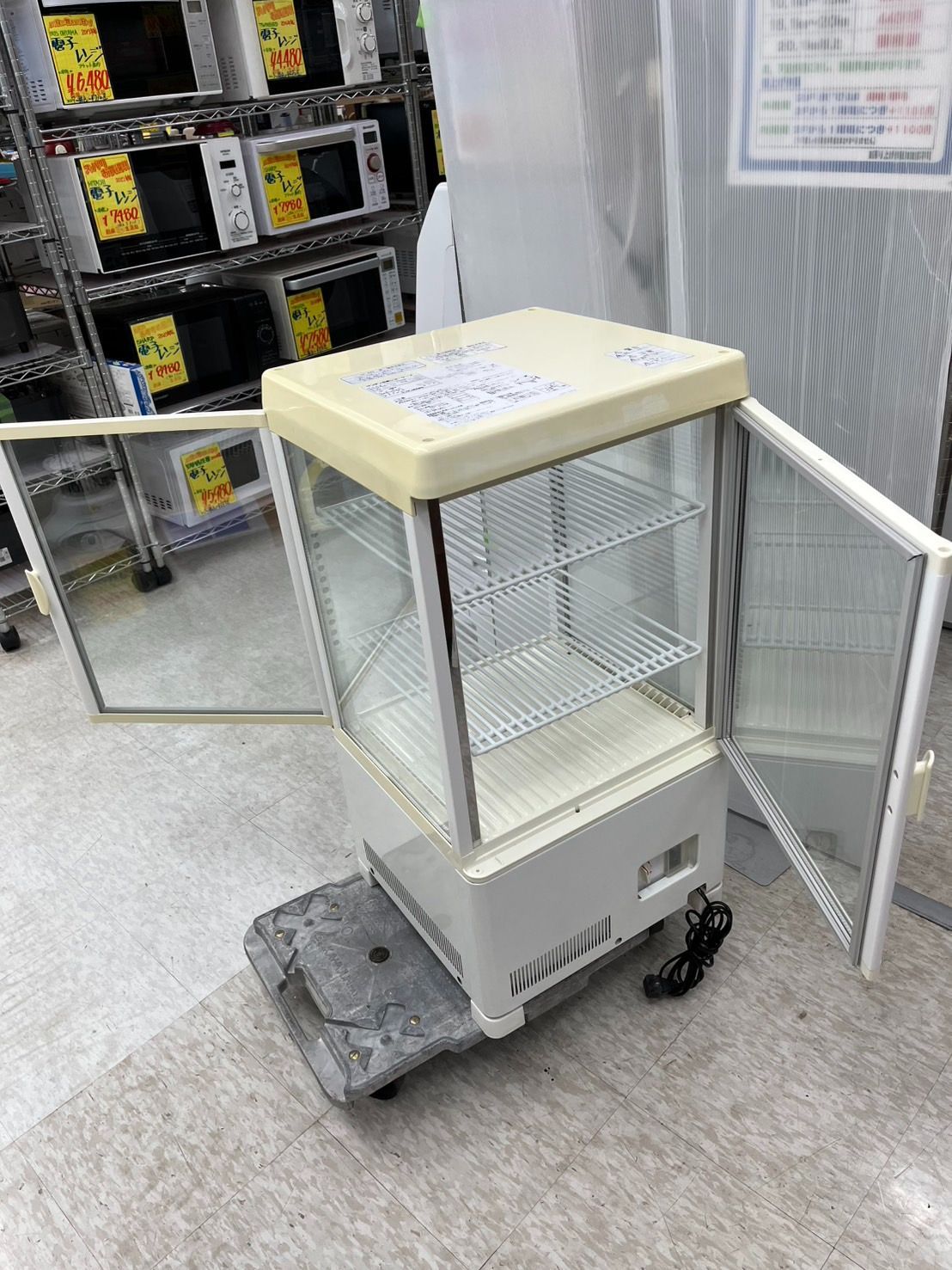 サンデンガラスショーケースAG-54XE 送料込み サンデン 卓上4面冷蔵ショーケース AG-54XE | 無限堂厨房ネット