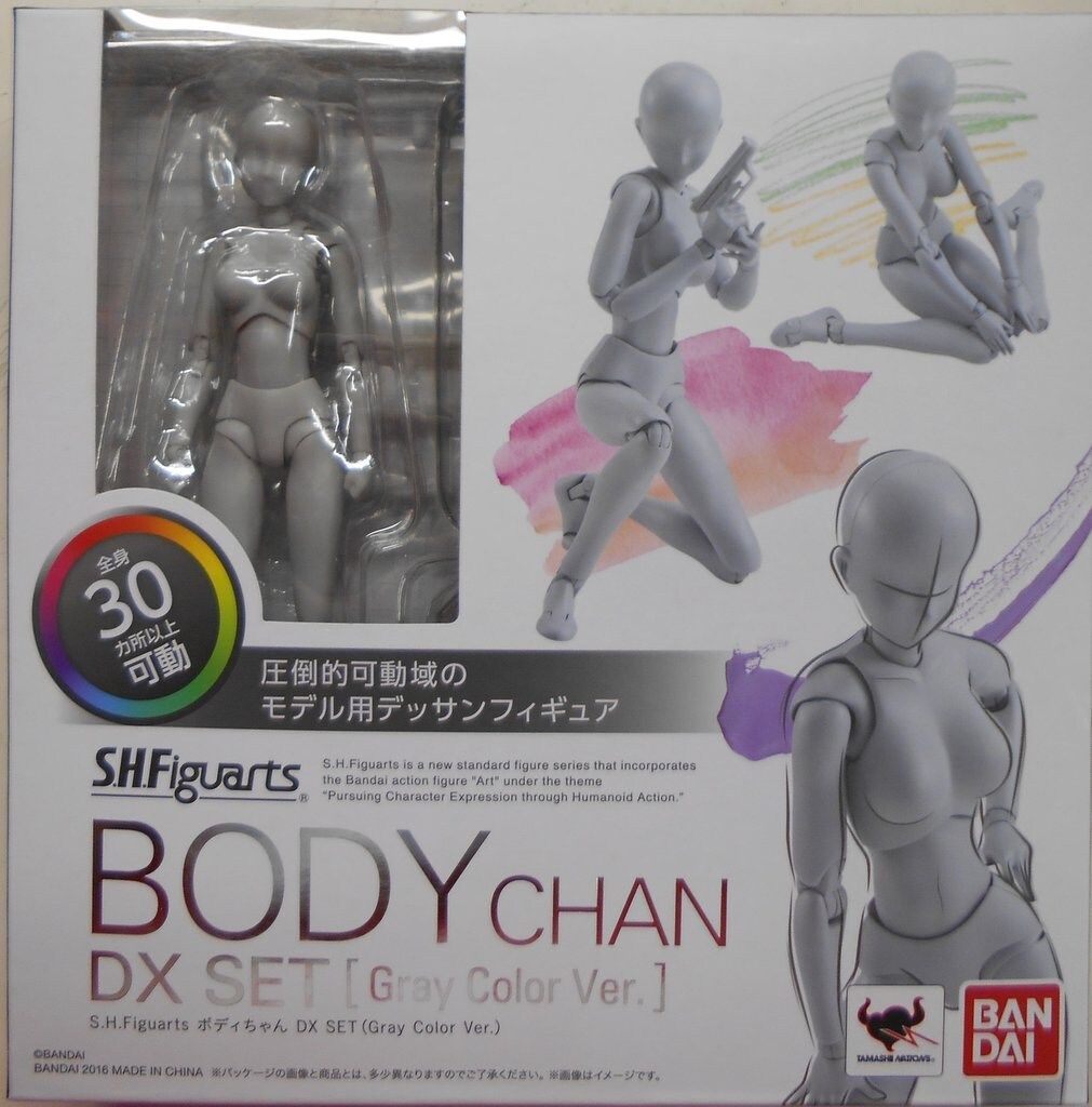 バンダイ S.H.Figuarts ボディくん ボディちゃん ボディちゃん DX SET Gray Color Ver