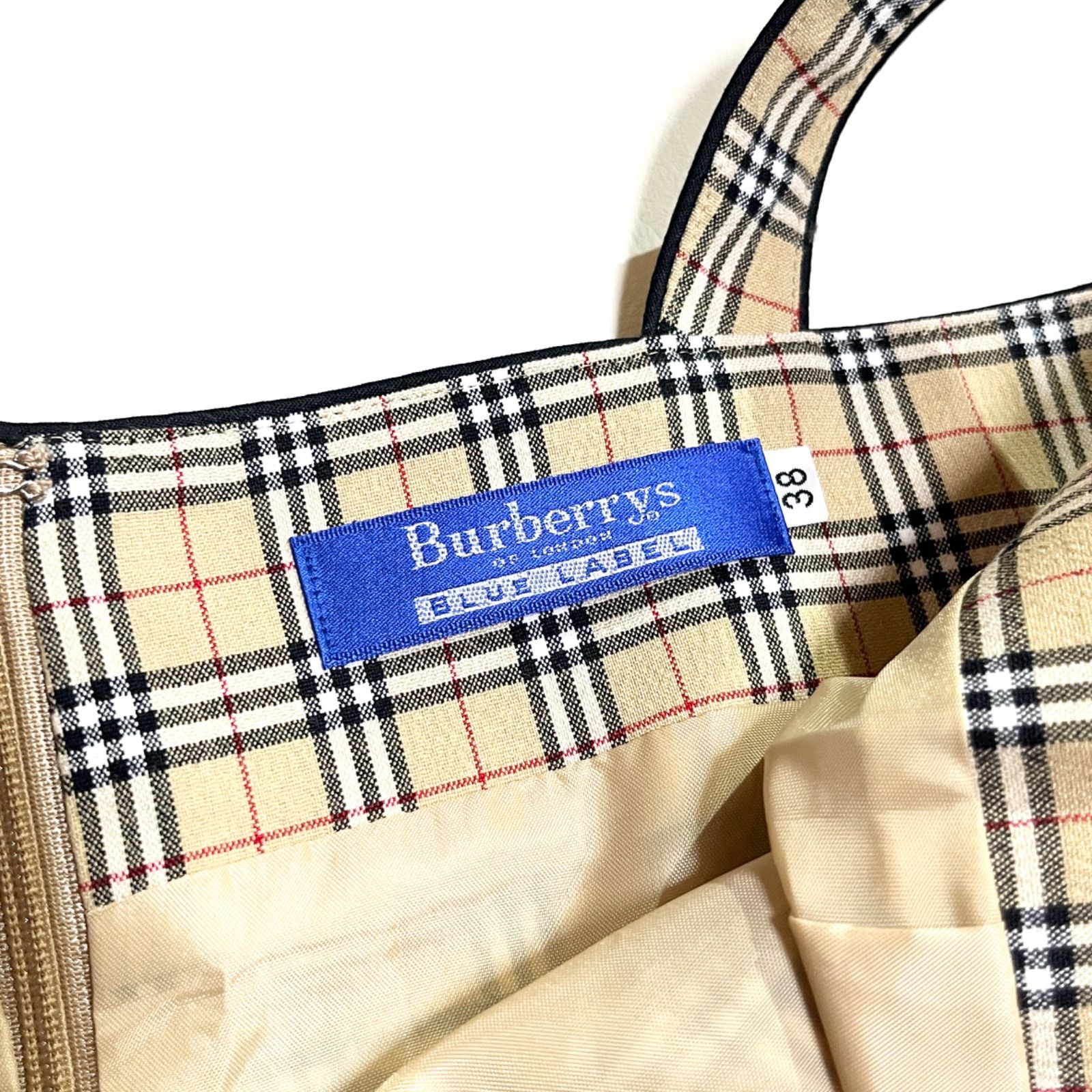cj06 BURBERRY BLUE LABEL ジャンスカ キャミソールワンピース