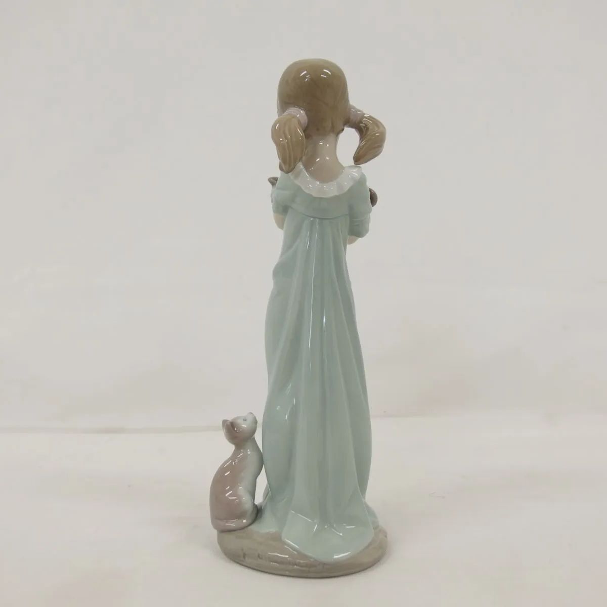 LLADRO リヤドロ 【少女と猫 私のことも忘れないで】フィギュリン 陶器 