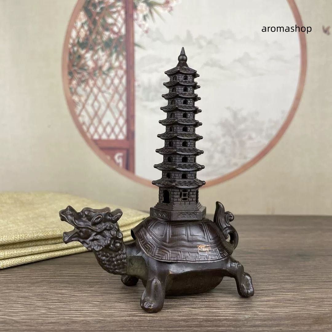 銅細工 竜亀香炉 置物 香道具 装飾品 工芸品 美術品 銅細工 竜亀香炉 置物 香道具 装飾品 工芸品 美術品 銅細工 竜亀香炉