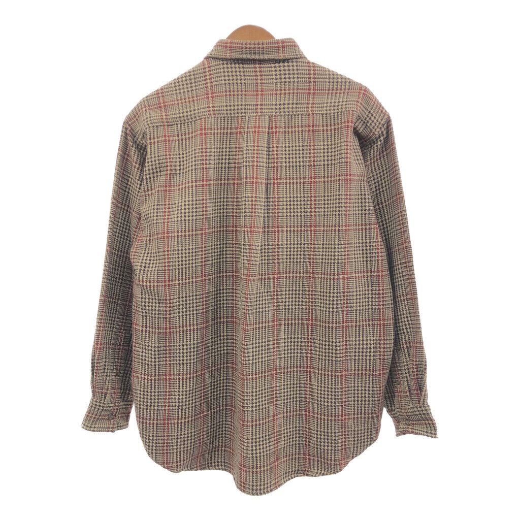 90年代 J.CREW ジェイクルー ネルシャツ 長袖シャツ 千鳥格子 チェック