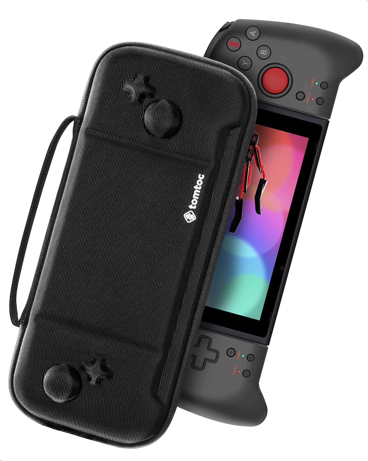 【数量限定】グリップコントローラー専用 ホリ Nintendo 収納ケース Switch対応 ハードケース tomtoc 有機ELモデル対応