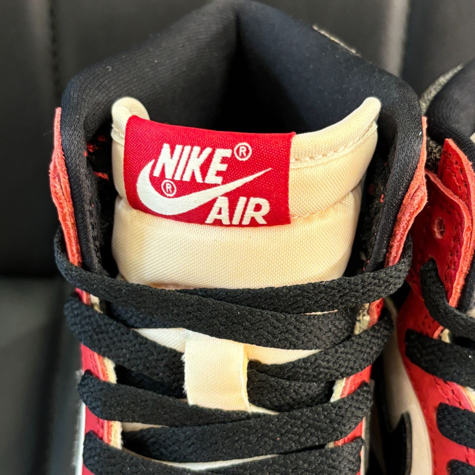 ΩNA3947 綺麗! NIKE AIR JORDAN 1 RETRO HIGH OG GS CHICAGO LOST 