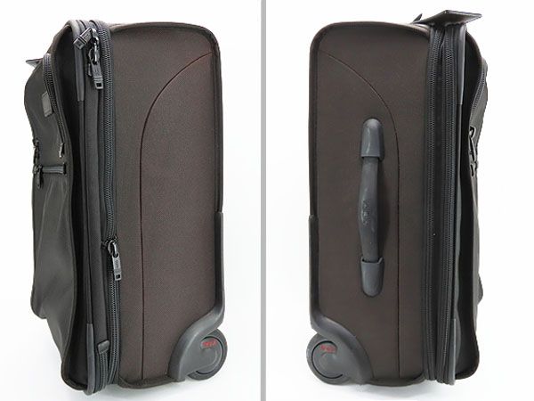 【美品】トゥミ　TUMI　アルファ ALPHA　エクスパンダブル キャリーオン　2輪 キャリーバッグ　キャリーケース　トラベルバッグ　トロリー　ブラック　バリスティックナイロン　22020DH