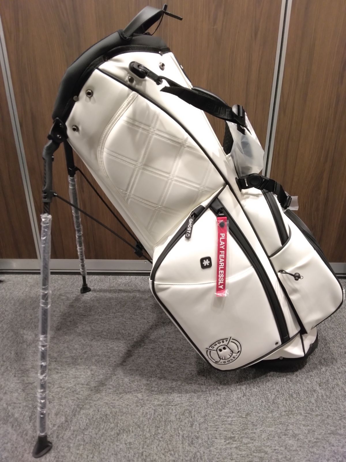 美品GHOST GOLF キャディバッグ 7分割 11インチ ゴースト 2024 GHOST GOLF ゴーストゴルフ ANYDAY【7分割】スタンドバッグ