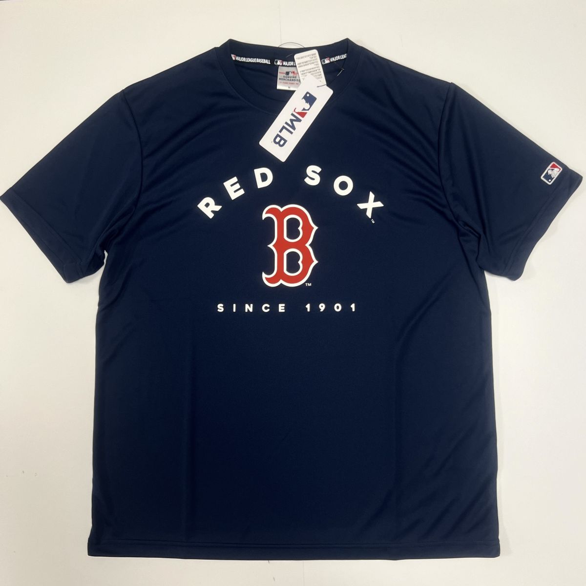 ●送料390円可能商品 レッドソックス Red Sox MLB 新品 メンズ メジャーリーグ 吉田正尚 半袖 Tシャツ 紺  [C5435MR-67-3L] 一 三 零★QWER
